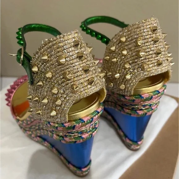 Christian Louboutin White Socks with Red Logo - Picture 3 of 4